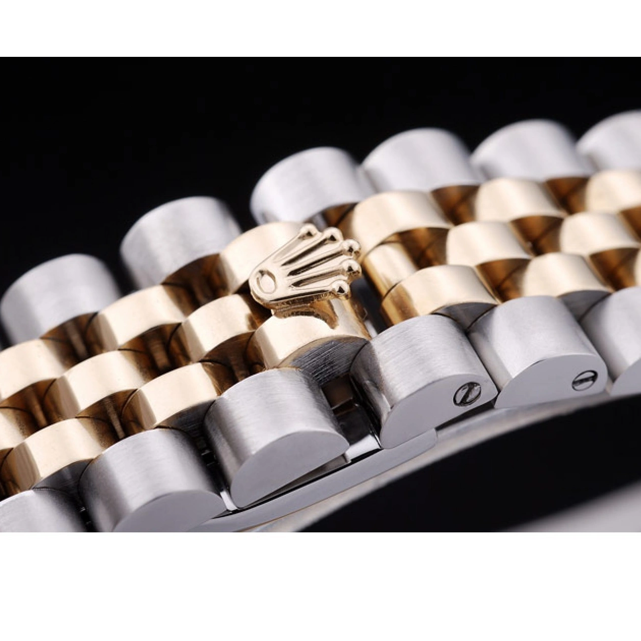 Aaa replica watch 7451 White Bezel Datejust Rolex Dial Ribbed 1015